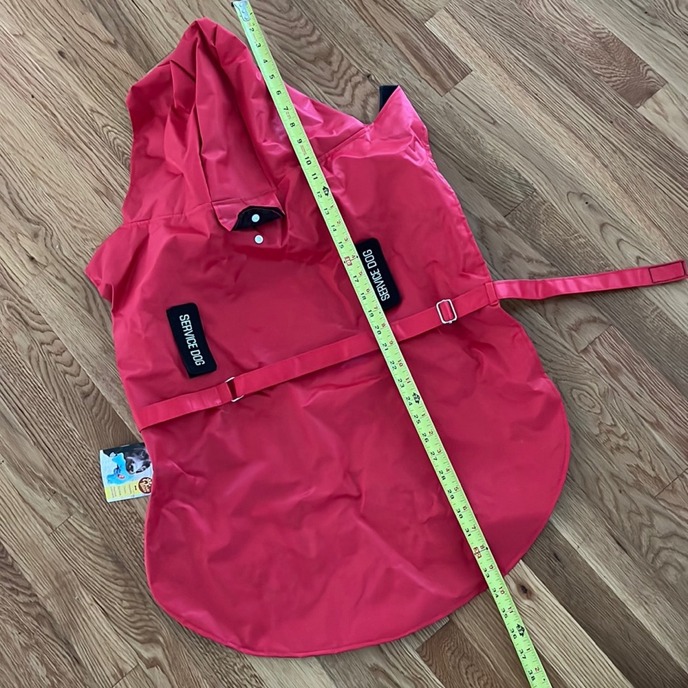 Service dog raincoat XL